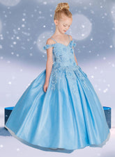 Camellia Ruby Bloom Gown – Burgundy Dress for Flower Girls & Parties